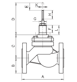 Двухходовой регулирующий клапан Valsteam Adca V16I